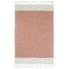 Tapis enfant Lucia coton/polyester recyclé rose/liège 100x150