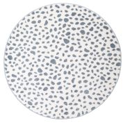 Tapis enfant Maldä tissé main polypropylène Silver blue rond Ø120 - Nattiot