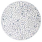 Tapis enfant Maldä tissé main polypropylène Silver blue rond Ø120 - Nattiot