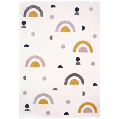 Tapis enfant Mery polypropylène arc en ciel 135x190 - Nattiot