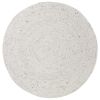 Tapis enfant Neethu naturel laine/coton rond Ø160