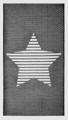 Tapis enfant Stellina en polypropylène motif étoile noir 80x150 - Nattiot