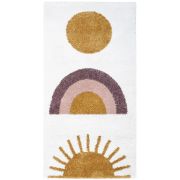 Tapis enfant Sunshine tissé machine en polypropylène multi 80x150 - Nattiot