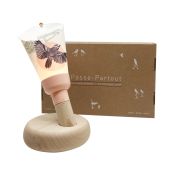 Coffret Lampe Nomade Chikubi Mésange base rose poudré - Maison Polochon