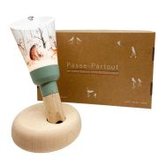 Coffret Lampe Nomade enfant Forêt enchantée base sauge - Maison Polochon