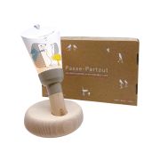 Coffret Lampe Nomade enfant Hérisson Family base taupe - Maison Polochon