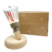 Coffret Lampe Nomade enfant Passion Ski base taupe - Maison Polochon