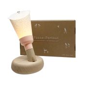 Coffret Lampe Nomade enfant Pléiades base rose poudré - Maison Polochon