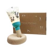Coffret Lampe baladeuse enfant Passe-Partout Pandi Panda base bleue - Polochon & Cie