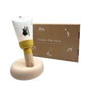 Coffret lampe Nomade enfant Augustin dans les nuages base jaune - Maison Polochon