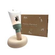 Coffret lampe Nomade enfant Augustin dans les nuages base sauge - Maison Polochon