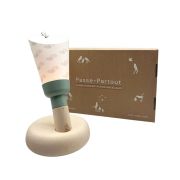 Coffret lampe Nomade enfant Nuages base sauge - Maison Polochon