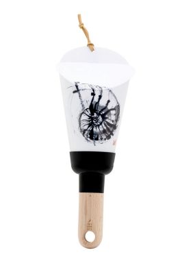 Lampe Nomade Ammonite base noir - Maison Polochon