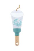 Lampe Nomade Crabe de lune base bleu - Maison Polochon