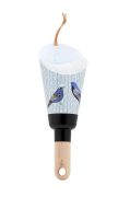 Lampe Nomade Merlin Papier Plume base noir - Maison Polochon