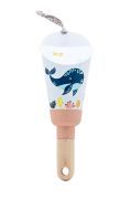 Lampe Nomade enfant Baleine Rêveuse base rose poudré - Maison Polochon