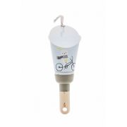 Lampe Nomade enfant Lapin à Vélo base taupe - Maison Polochon