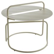Bout de canapé Sillages métal laqué indoor/outdoor Argile du Velay - Reica