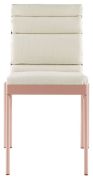 Chaise Pierre aluminium laqué Granit Rose - Reica