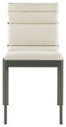 Chaise Pierre aluminium laqué Terres Brûlées - Reica