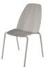 Chaise Sillages empilable haut dossier métal laqué Lauze