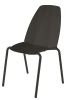 Chaise Sillages empilable haut dossier métal laqué Terres Brûlées