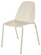 Chaise Sillages empilable métal laqué Argile du Velay - Reica
