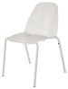 Chaise Sillages empilable métal laqué Tuffeau