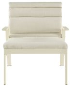 Fauteuil Pierre aluminium laqué Argile du Velay - Reica