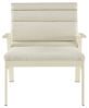 Fauteuil Pierre aluminium laqué Argile du Velay