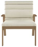 Fauteuil Pierre aluminium laqué Sable d'Aquitaine - Reica