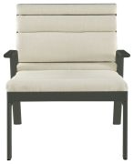 Fauteuil Pierre aluminium laqué Terres Brûlées - Reica