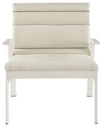 Fauteuil Pierre aluminium laqué Tuffeau - Reica