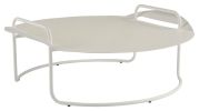 Table basse Sillages métal laqué GM indoor/outdoor Argile du Velay - Reica