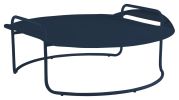 Table basse Sillages métal laqué GM indoor/outdoor Bleu Saphir - Reica