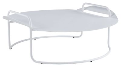 Table basse Sillages métal laqué GM indoor/outdoor Tuffeau - Reica