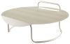 Table basse Sillages métal laqué MM indoor/outdoor Argile du Velay