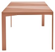 Table repas Pierre métal laqué Granit Rose 4 modules - Reica