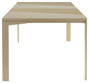 Table repas Pierre métal laqué Sable d'Aquitaine 4 modules - Reica
