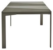 Table repas Pierre métal laqué Terres Brûlées 4 modules - Reica
