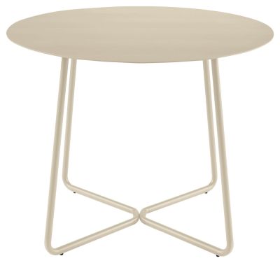 Table ronde Sillages métal laqué indoor/outdoor Argile du Velay