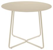 Table ronde Sillages métal laqué indoor/outdoor Argile du Velay - Reica