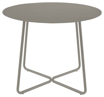Table ronde Sillages métal laqué indoor/outdoor Lauze - Reica