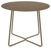 Table ronde Sillages métal laqué indoor/outdoor Sable d'Aquitaine - Reica