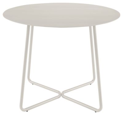 Table ronde Sillages métal laqué indoor/outdoor Tuffeau