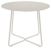 Table ronde Sillages métal laqué indoor/outdoor Tuffeau - Reica