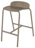 Tabouret Sillages métal laqué Sable d'Aquitaine