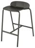 Tabouret Sillages métal laqué Terres Brûlées
