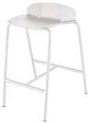 Tabouret Sillages métal laqué Tuffeau - Reica