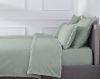 Housse de couette Pure White en percale de coton lavée light green 240x220